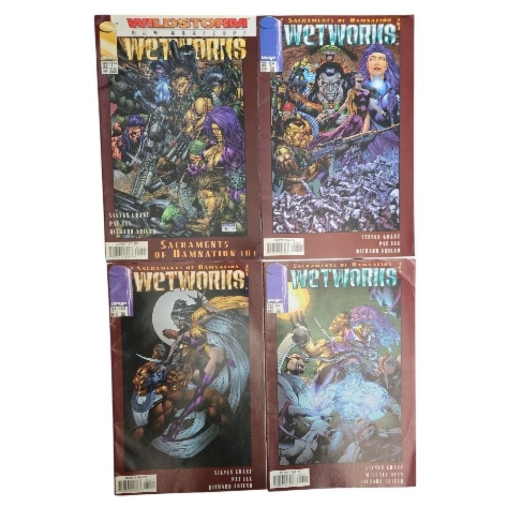 WETWORKS Comics #32-#35 + #4 - 1997/1994